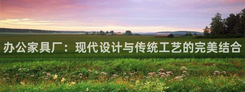 先锋国际娱乐：办公家具厂：现代设计与传统工艺的完美结合